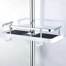 Shower Shelf, No Drilling Moisture-proof Stainless Steel Bathroom Organizer With Easy Installation And Anti-corrosion Properties