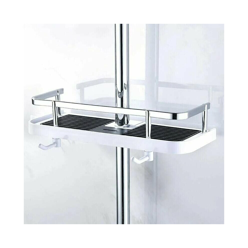 Shower Shelf, No Drilling Moisture-proof Stainless Steel Bathroom Organizer With Easy Installation And Anti-corrosion Properties