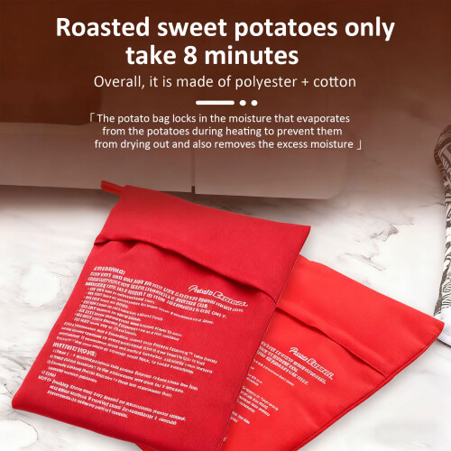Sac pour cuiseur de patates douces au four rapide offrant-Rouge 1