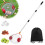 Nut Picker with Adjustable Telescopic Handle for Easy Walnut and Apple Harvesting Without Bending 1