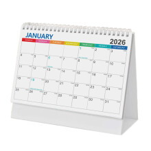 Calendrier mensuel de table 2026, planificateur académique à-T01