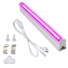Luminárias de luz negra multiuso para decorações de Halloween, luz negra portátil que alegra as festas de Natal, radiação UV inofensiva garante