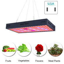 Lâmpada hidropônica econômica, design quadrado, baixa temperatura de funcionamento, LED de espectro completo para cultivo de plantas em ambientes