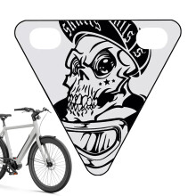 Bike Reflectors Triangle Plate Tail Sign For Night Riding Warning Sign For Biking Kids Adults Urban Cycling