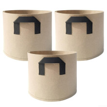 7 Gallon Fabric Grow Bags with Handles, Breathable Nonwoven Planter for Vegetables, Tomato, Potato, 3 Pack