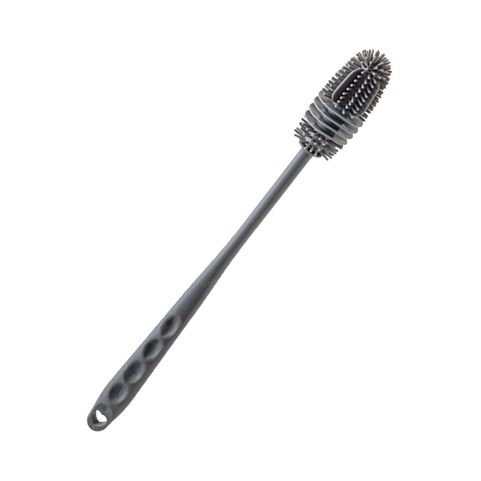 Silicone Bottle Brush with Long Handle, Ergonomic Grip, Dishwasher Safe for Baby and Sports Bottles Ref: 5428
