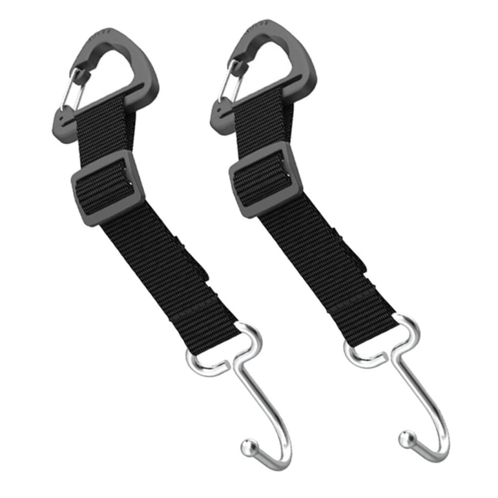 2Pcs Car Headrest Hook Hidden Seat Hanger For Backpack Purse Wallet Keys Storage 9426802457445