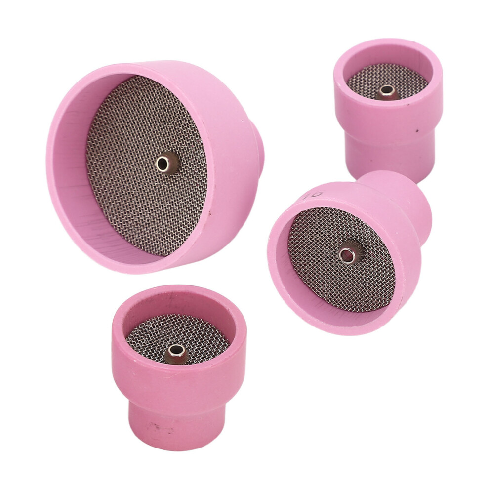 Smooth Welding: Ceramic Tig Cup Set 12#-24# 2.4Mm Center Hole Pink 8721369750444