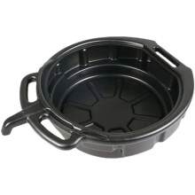 Oil Drain Pan 5.1x19.7x15.8 Inch PE With Handle Hidden Outlet Oil Change Pan Reusable Portable For Motorcycle And Car