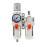 Water Oil Trap Separator Semi-Automatic Compressed Air Filter 3/4 Inch Adjustable Industrial Air Source Processor 1