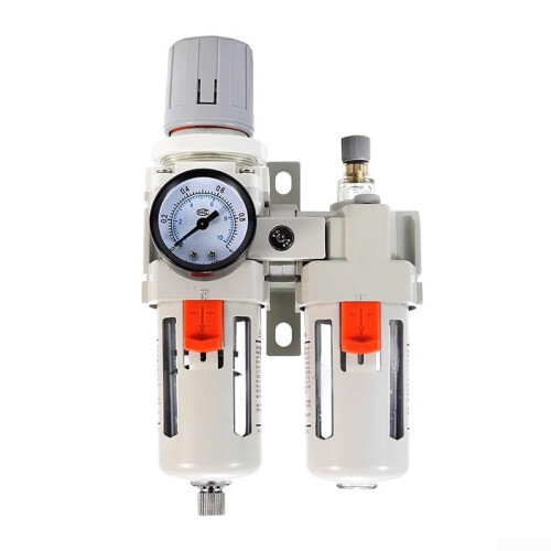 Water Oil Trap Separator Semi-Automatic Compressed Air Filter 3/4 Inch Adjustable Industrial Air Source Processor