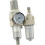 Water Oil Trap Separator Semi-Automatic Compressed Air Filter 3/4 Inch Adjustable Industrial Air Source Processor 5