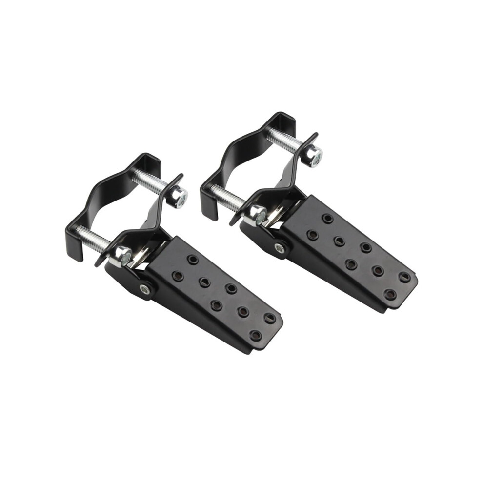 Universal Aluminum Alloy Motorcycle Foot Pegs Adjustable Folding Rear Passenger Footrest 9189345227462