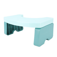 Faltbarer PP-Toilettenhocker, 39,5x21,5x17,5 cm, Grün