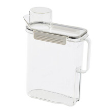 Storage Box for Organizing Laundry with Lids, Soap Dispenser Holder, Large Capacity, Durable Plastic, Multi-Use Design