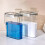 Storage Box for Organizing Laundry with Lids, Soap Dispenser Holder, Large Capacity, Durable Plastic, Multi-Use Design 2