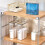 Storage Box for Organizing Laundry with Lids, Soap Dispenser Holder, Large Capacity, Durable Plastic, Multi-Use Design 4