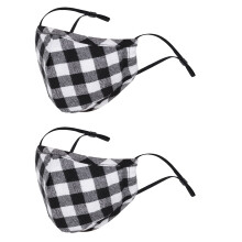Designer Face Masks with Adjustable Ear Loops, Comfortable Fit Face Mask with Nose Bridge and Filter Pocket, Windproof Dustproof Reusable Mask with Br