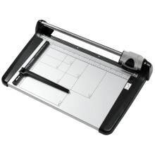 Paper Cutting Guillotine A4, Heavy Duty Paper Cutter with Automatic Security Safeguard for Office School Home Use