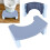 Faltbarer PP-Toilettenhocker, 26cm Innensegment, Blau, tragbar 16