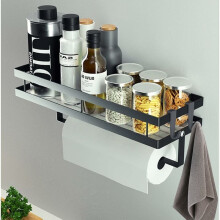 Space-Saving Kitchen Companion, Safe and Solid Moving Hooks for Enhanced Storage Flexibility (Black)