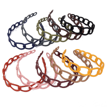 Rutschfeste Haarkamm-Haarbänder, stylische, flexible Haaraccessoires für Damen, modische Haarbänder (10 Stück)