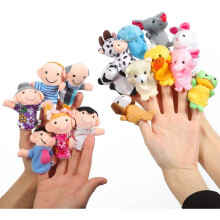 Betoverende vingerpoppetjes voor verhalenvertelling, gemaakt van zacht fluweel voor boeiende vertelmomenten. Ideaal voor poppentheater en