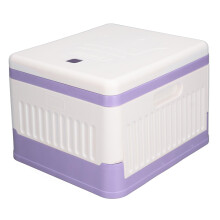 Minipottino portatile pieghevole per bambini, leggero, per emergenza e viaggio, viola