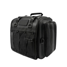 Motorcycle Saddle Bags with Expandable Tail Bag for Rear Rack Luggage and Quick Seat Installation
