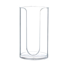 Clear Disposable Cup Dispenser Bathroom Countertop Mouthwash Cup Holder Organizer
