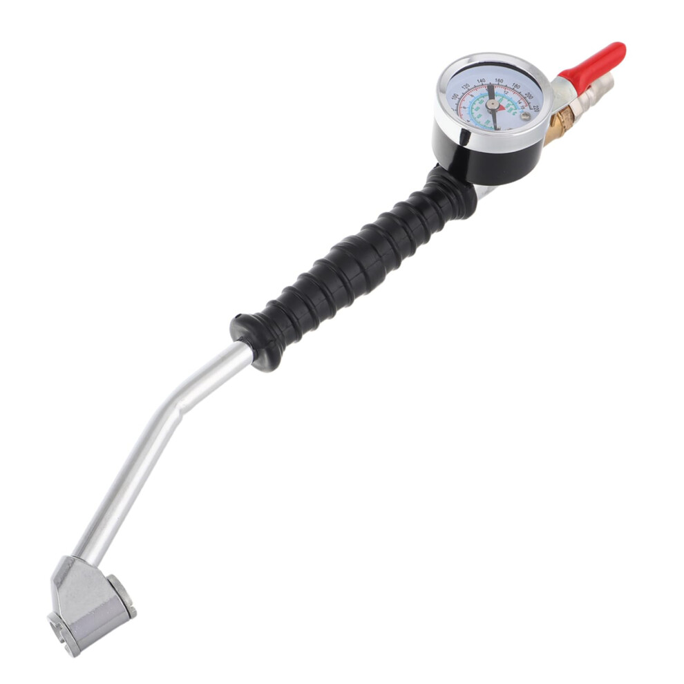 Heavy Duty Truck Tire Inflator With Accurate Pressure Gauge And Bent Tube Head For Quick Inflation 9189345228193