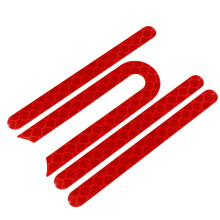 Scratch and Wear Resistant Reflective Bicycle Rim and Frame Covers for Scooter Accessories - Durable, Waterproof, Universal Fit