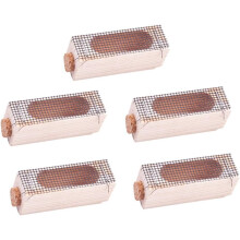 Queen Bee Cage 5pcs Wooden Reusable Beekeeping Tools for Queen Rearing and Hive Splits