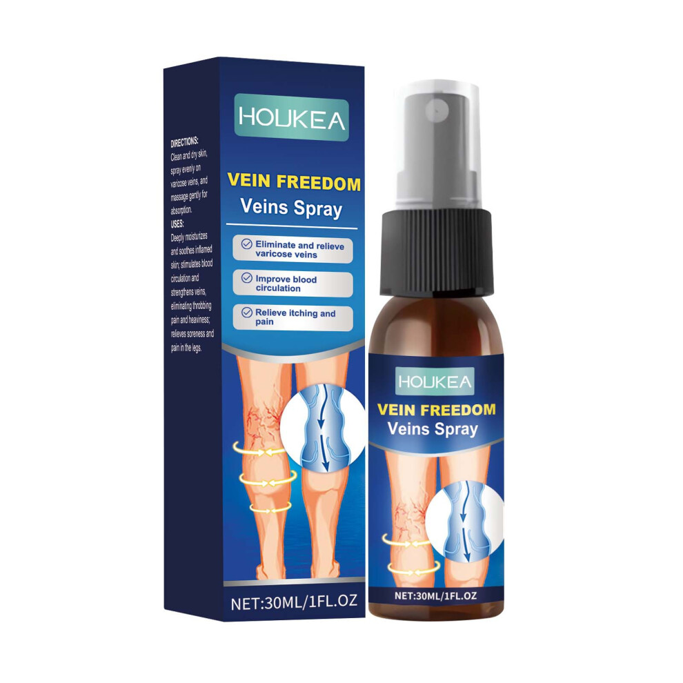 (30ml) HOUKEA Leg Care Spray Gentle care for leg skin and moisturizing daily massage care spray