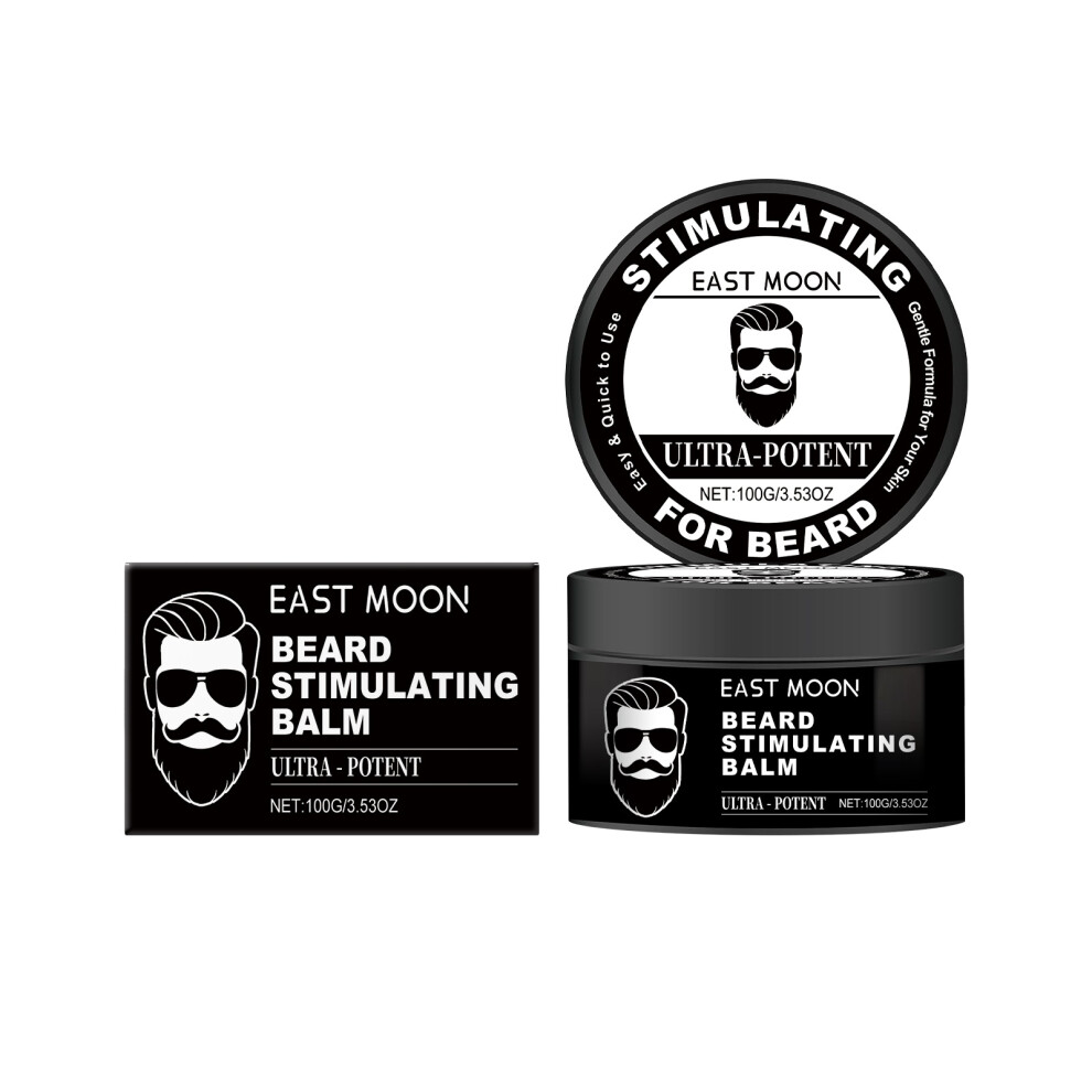 Cream (100G) East Moon Men's Beard Care Mild, Nourishing, Soft And Smooth Beard Care