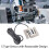 S Type Load Cell 20kg M8x1.25 Stainless Steel Tension Compression Sensor 7