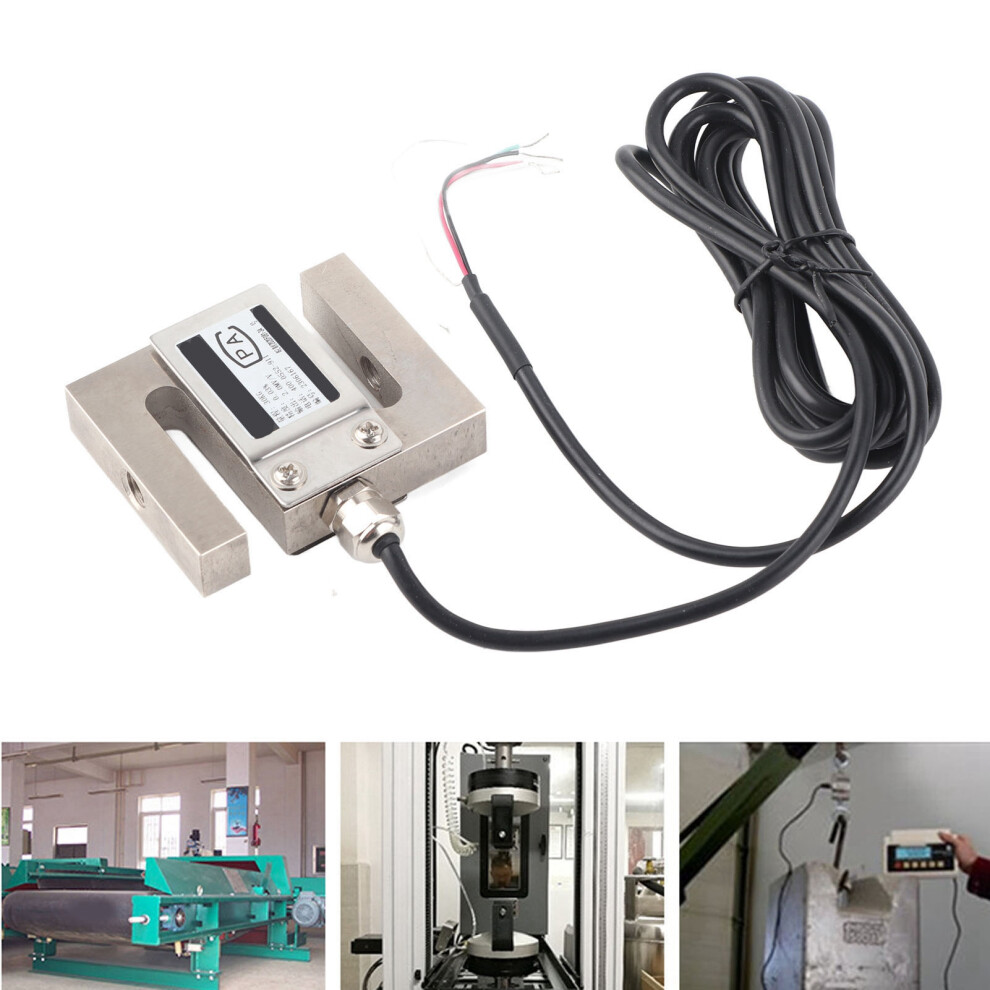 Stainless Steel S Type Load Cell 30Kg For Tension & Compression M8x1.25 Sensor 5061369757573