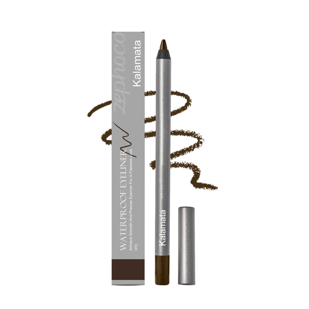 (1 PC, Kalamata color) Zephoco Smooth Eyeliner Gel Pen Series Naturally contouring and silky-smooth makeup eyeliner gel pen