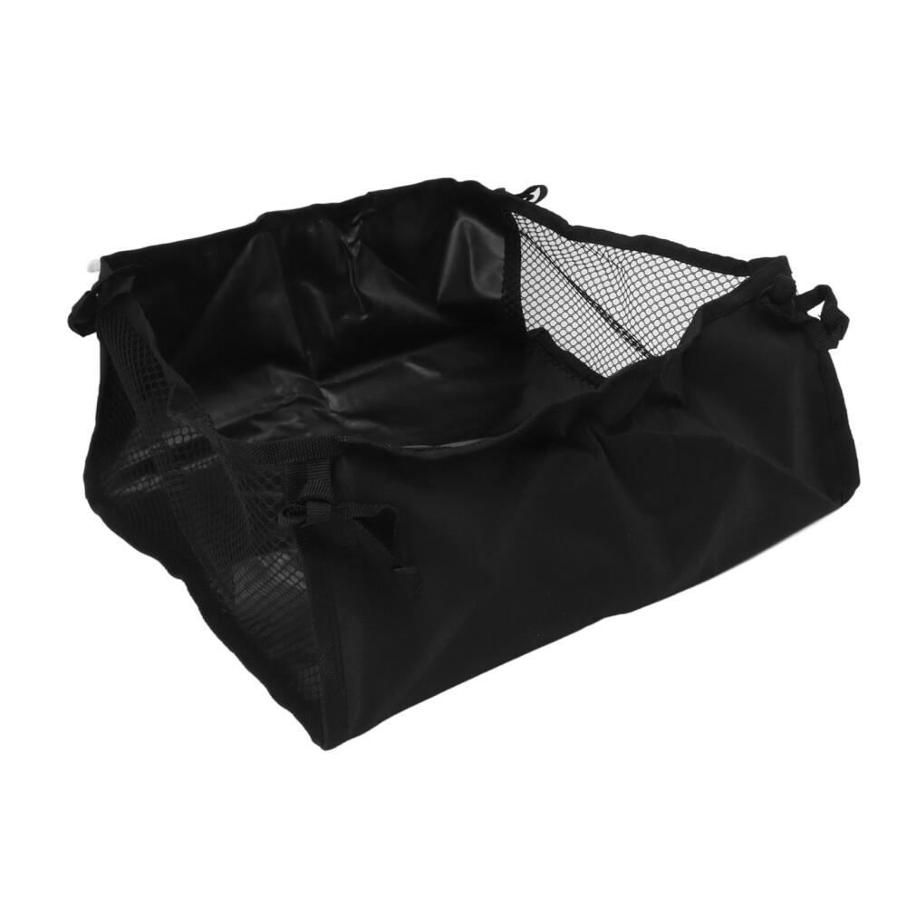 Black Wheelchair Underneath Bag 600D Oxford Cloth Movable Under Seat Basket