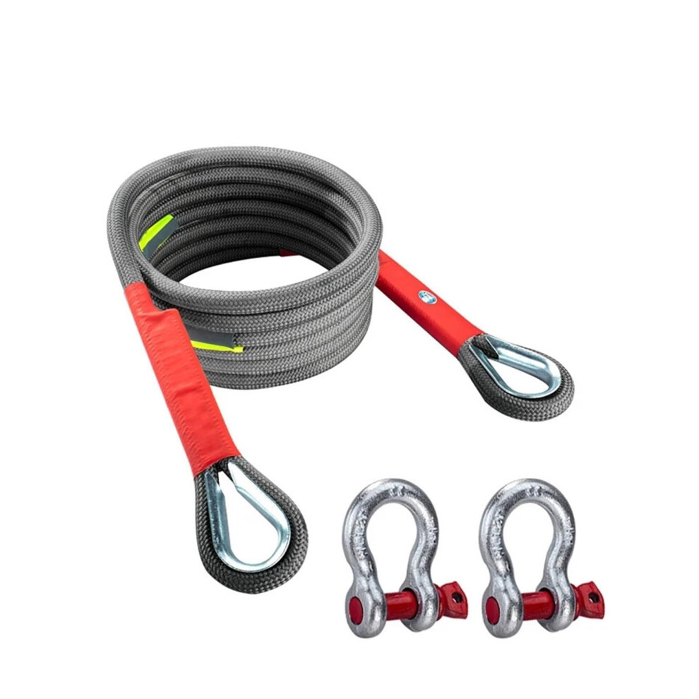 35 Ton Nylon Tow Strap With Hooks, Heavy Duty Recovery Rope For Offroad Trailer Winch 9189345230561