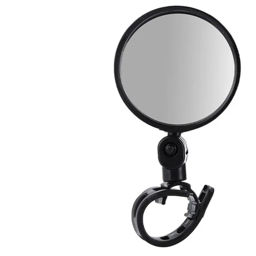 Rear View Mirror Bicycle Round L Convex Mirror 360Degree Rotation Handlebar Mount For Cycling 9426802465044