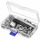 Complete Grommet Kit with Tools and 100 Sets for Canvas Tarps and Craft Projects 1