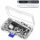 Complete Grommet Kit with Tools and 100 Sets for Canvas Tarps and Craft Projects 4