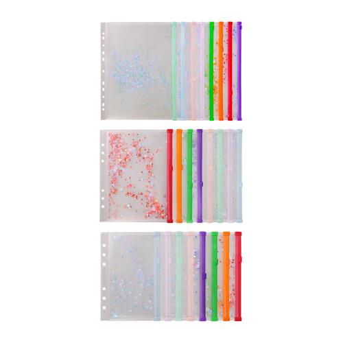 Pochettes pour documents transparentes scintillantes, avec-A4. 2