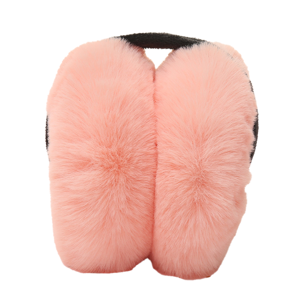 Winter Warmth Protection Earmuffs, Unisex Soft Earmuff with Foldable Windproof Earmuffs Technology, Cold Weather Ear Warmer Featuring Soft Faux Fur Ea
