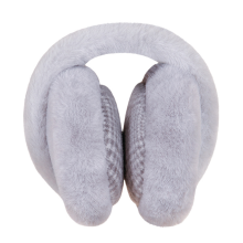 Knitted Ear Cover for Winter Kids Gear, Plush Ear Warmer with Lightweight Warm Technology Fuzzy Plush Faux Fur Lining, Soft Comfortable Round Muffs fo