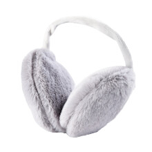 Warm Ear Muff for Winter, Soft Furry Material Plush Kids Earmuffs with Extra Thickened Lining, Adjustable Headband Unisex Design for Outdoor Cold Prot