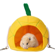 Paraíso para animais de estimação: Cama para hamster em algodão, com design de rede que garante o máximo conforto para seus amigos peludos. O
