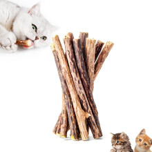 Steigern Sie den Appetit Ihrer Katze und verbessern Sie die Verdauung mit diesem Bio-Katzenspielzeug. Natürliche Silberranken-Stäbchen bieten eine