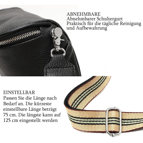 Τσάντα στήθους crossbody: Ευέλικτη μοντέρνα ζώνη μέσης για γυναίκες, ρυθμιζόμενο 2